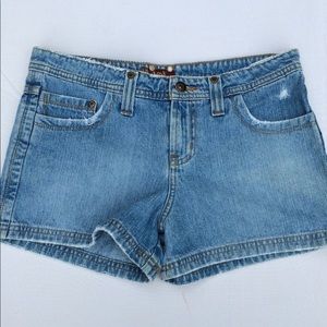 L.E.I. Denim Shorts Distressed 2” inseam